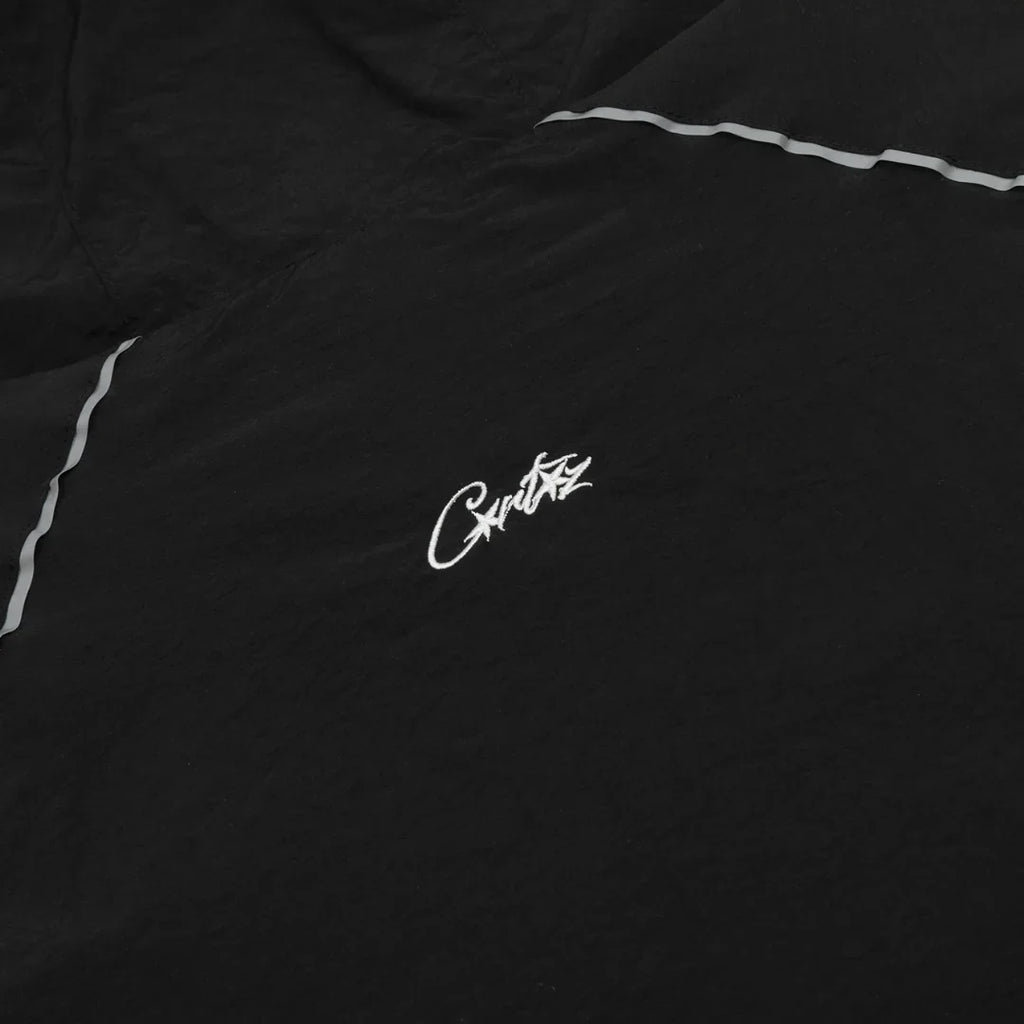SEVENPETALS x CZ Black Windbreaker