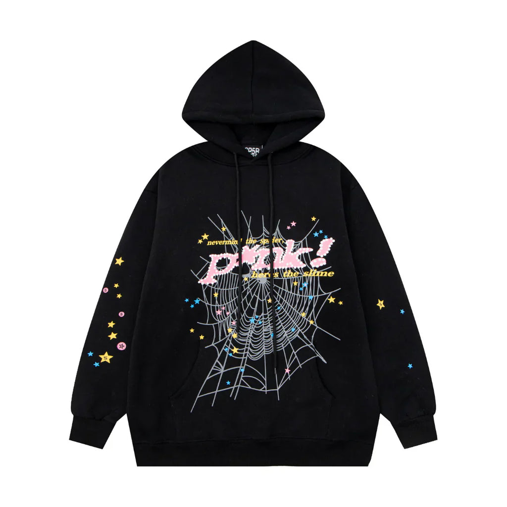 Sp5der Tracksuit Black