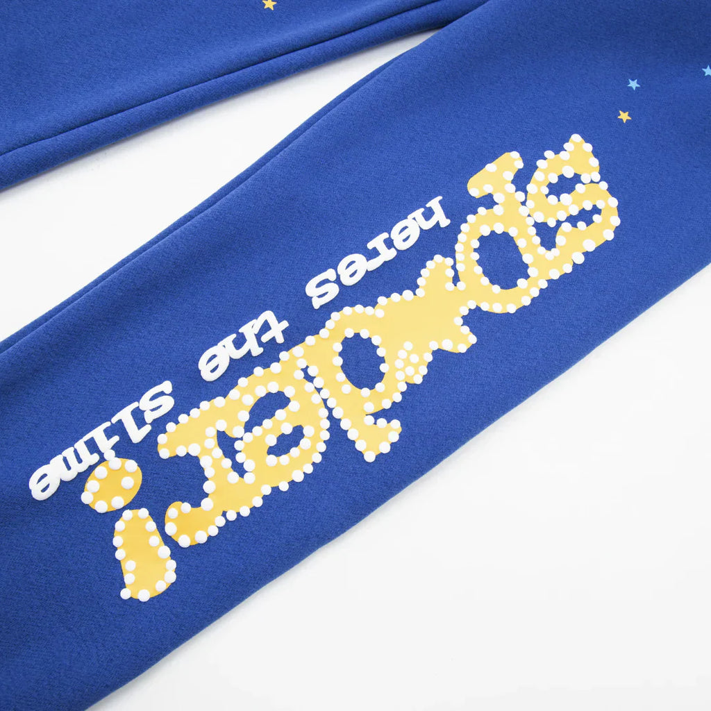 Sp5der Tracksuit Blue