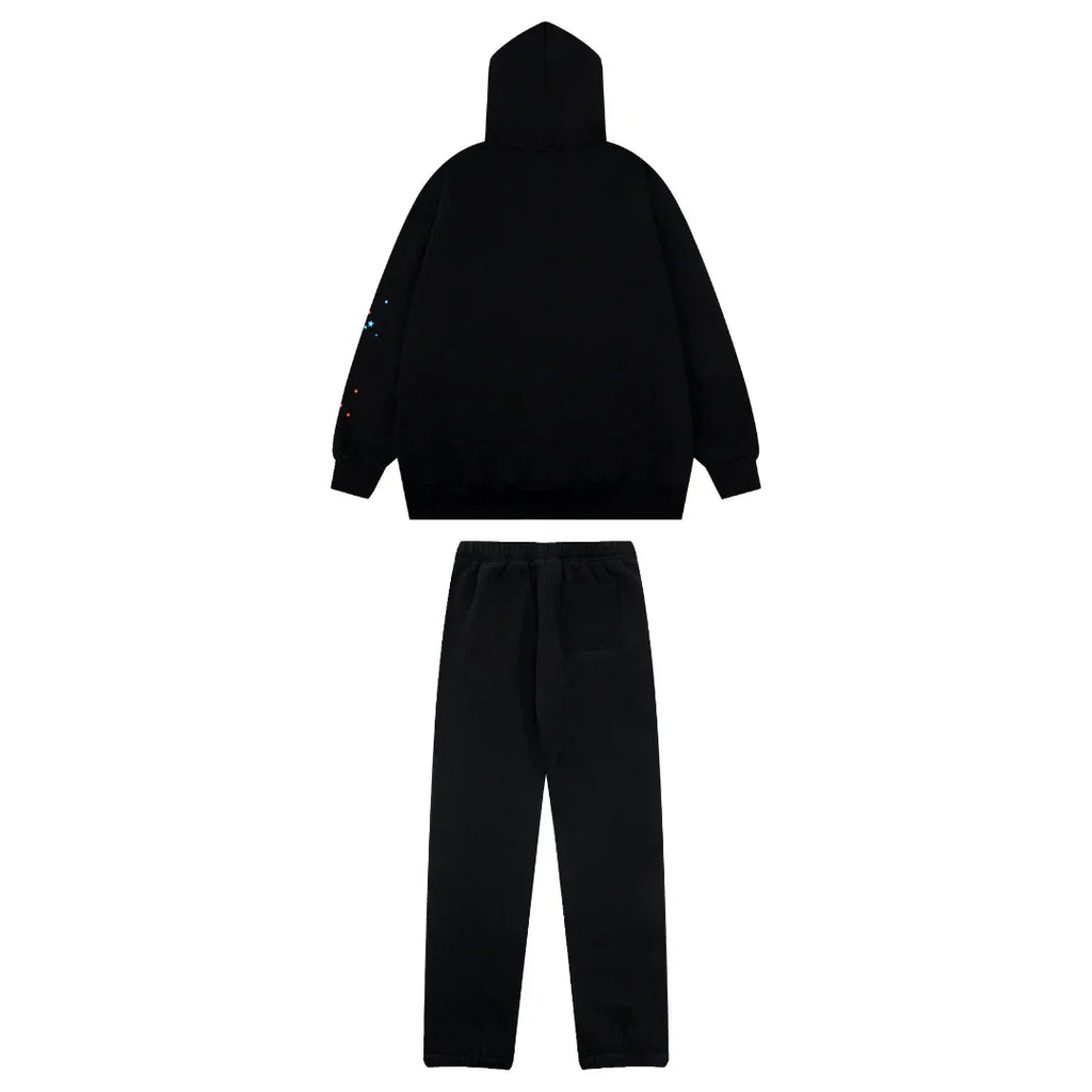 Sp5der Tracksuit Black