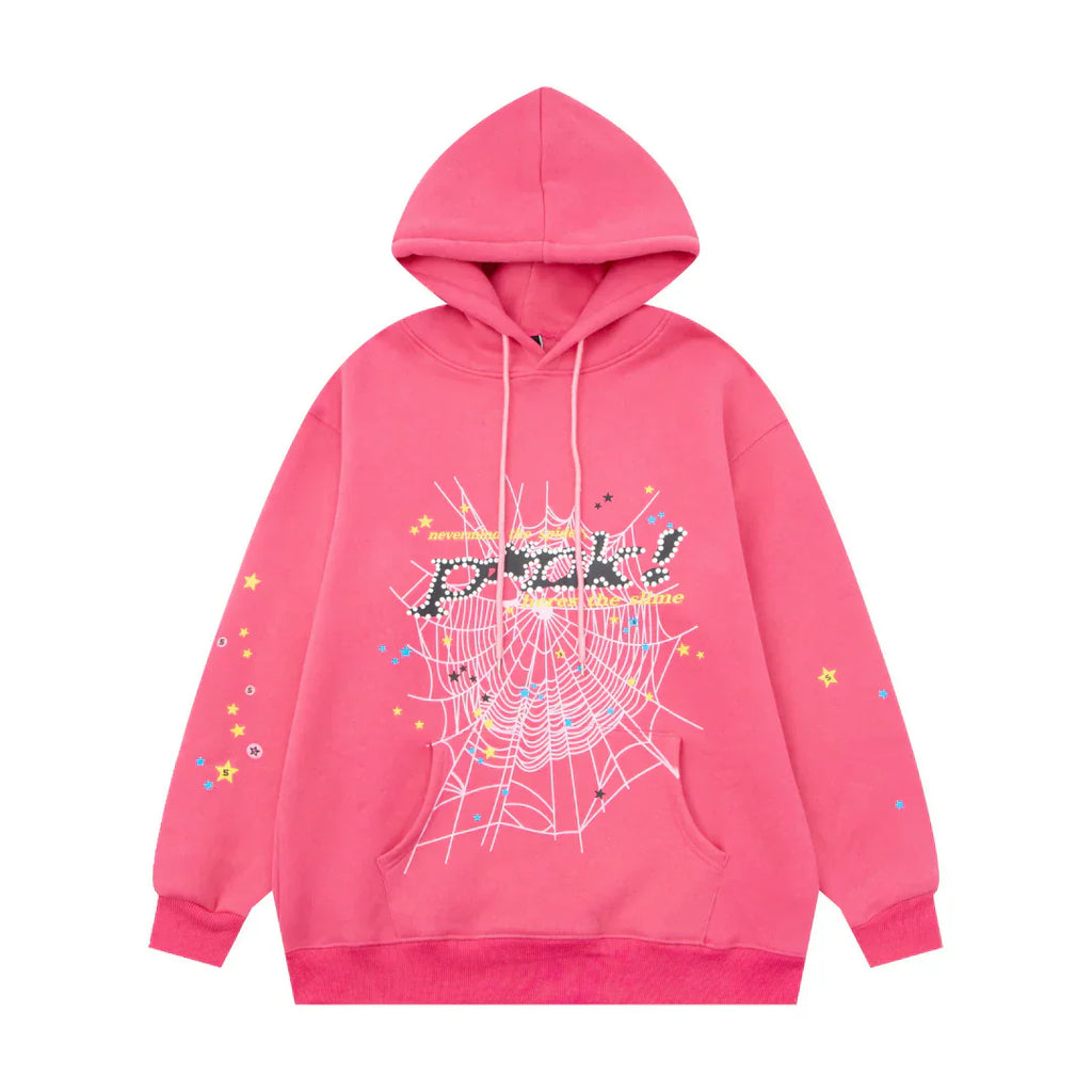 Sp5der Tracksuit Pink