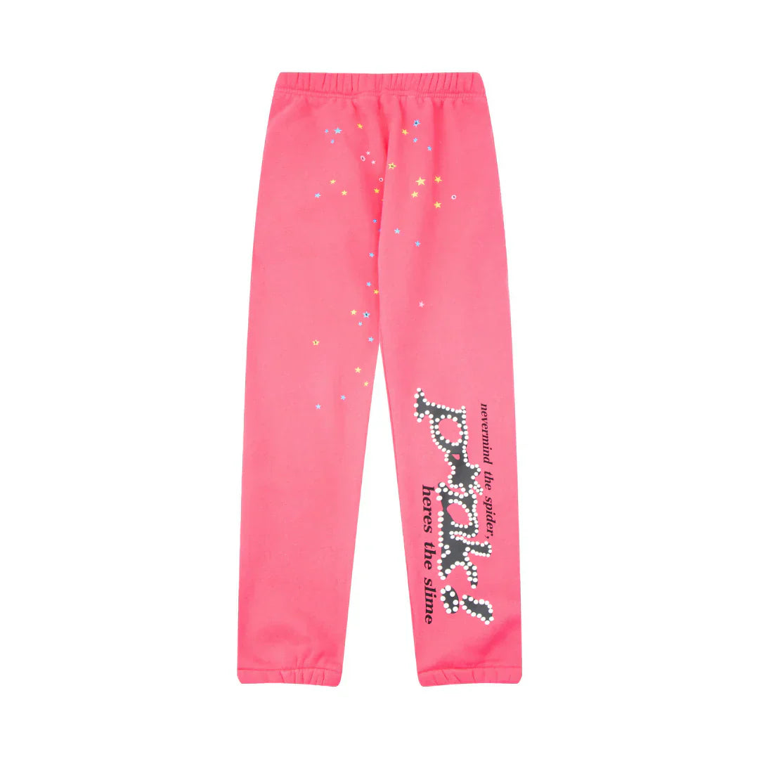 Sp5der Tracksuit Pink