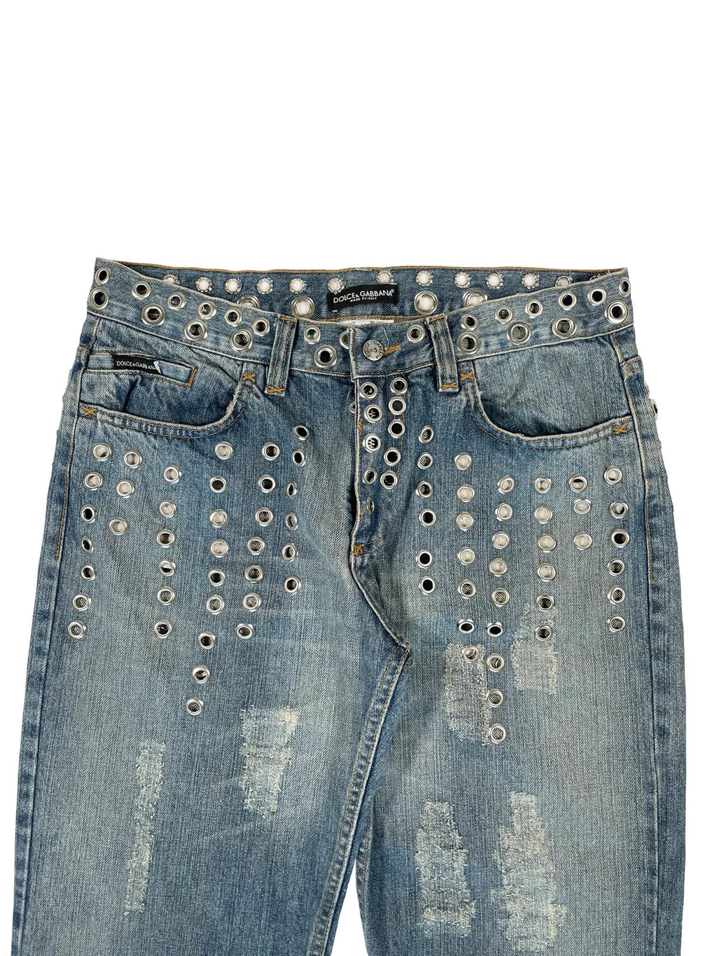 D&G Eyelets Bootcut Jeans