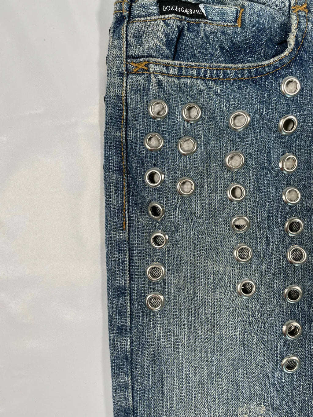 D&G Eyelets Bootcut Jeans