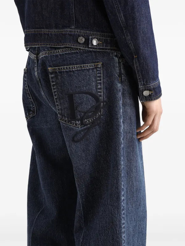 D&G Loose-Fit Blue Jeans